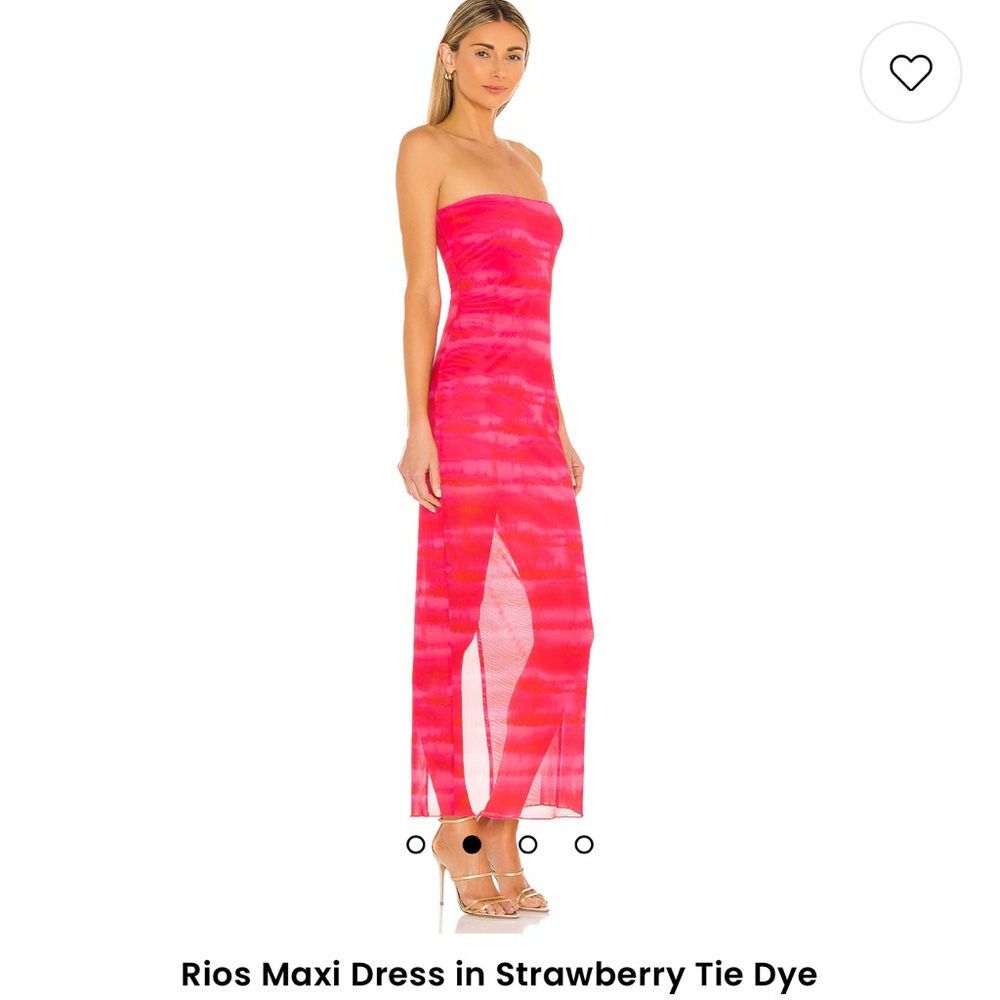 Rios Maxi Dress in Strawberry Tie Dye
h:ours